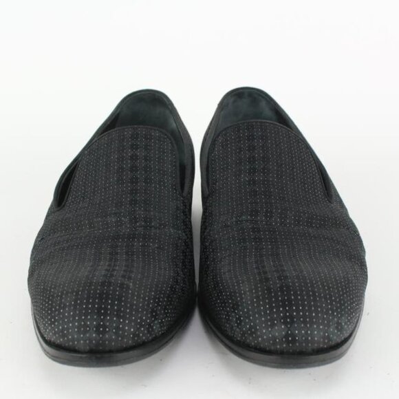 Louis Vuitton Mens US 9 Black Damier Sparkle Slip On Loafer Dress Shoe 1LV3L17 main image 5
